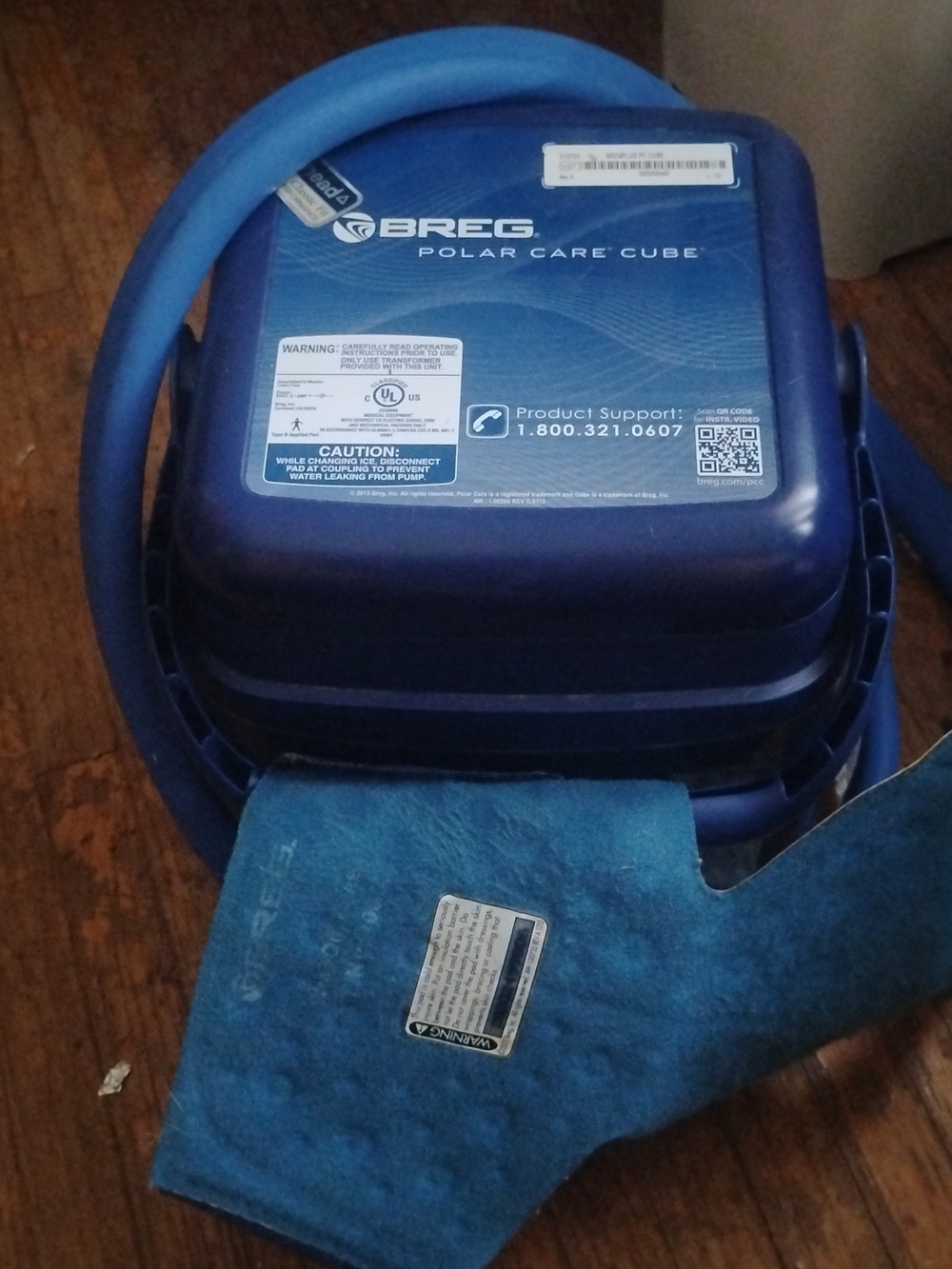 Polar Care Cube Cold Therapy Unit in Blue